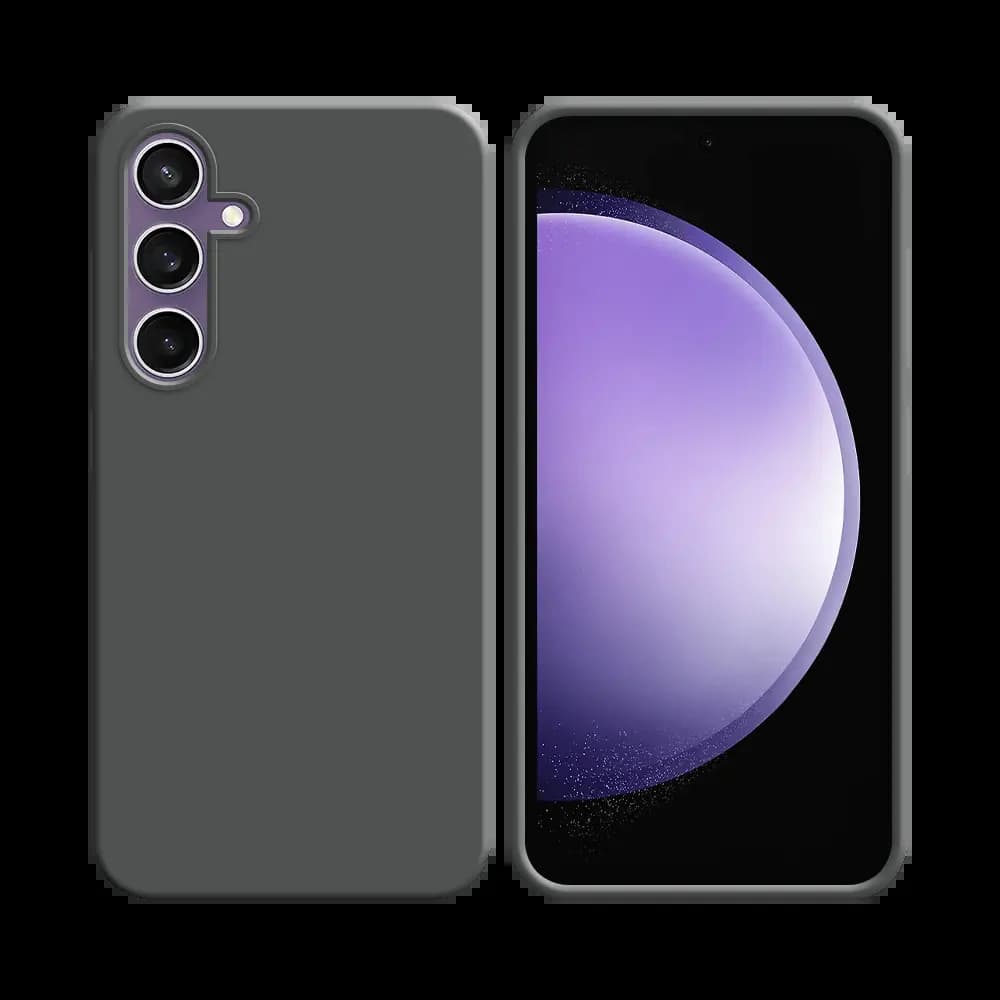 Coque silicone Samsung Galaxy S23 FE - Gris