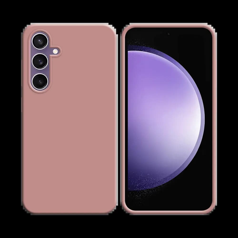 Coque silicone Samsung Galaxy S23 FE - Rose