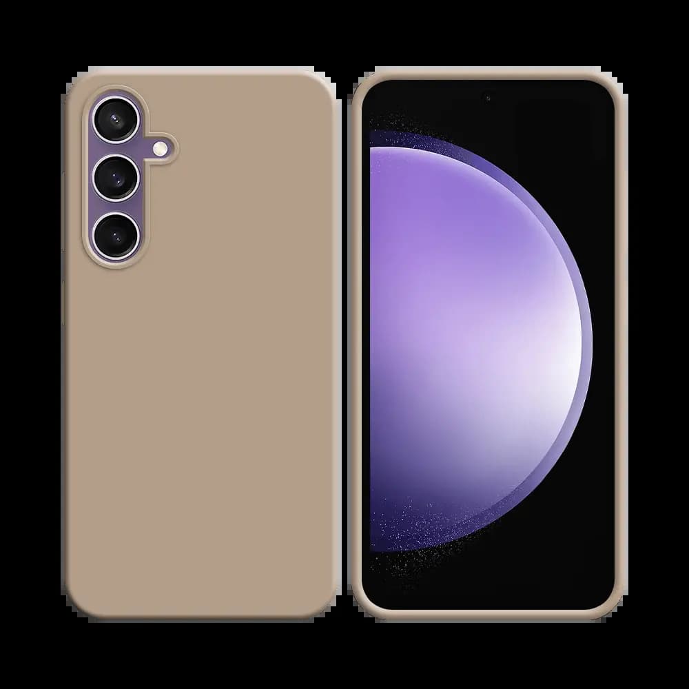 Coque silicone Samsung Galaxy S23 FE - Rose Gold