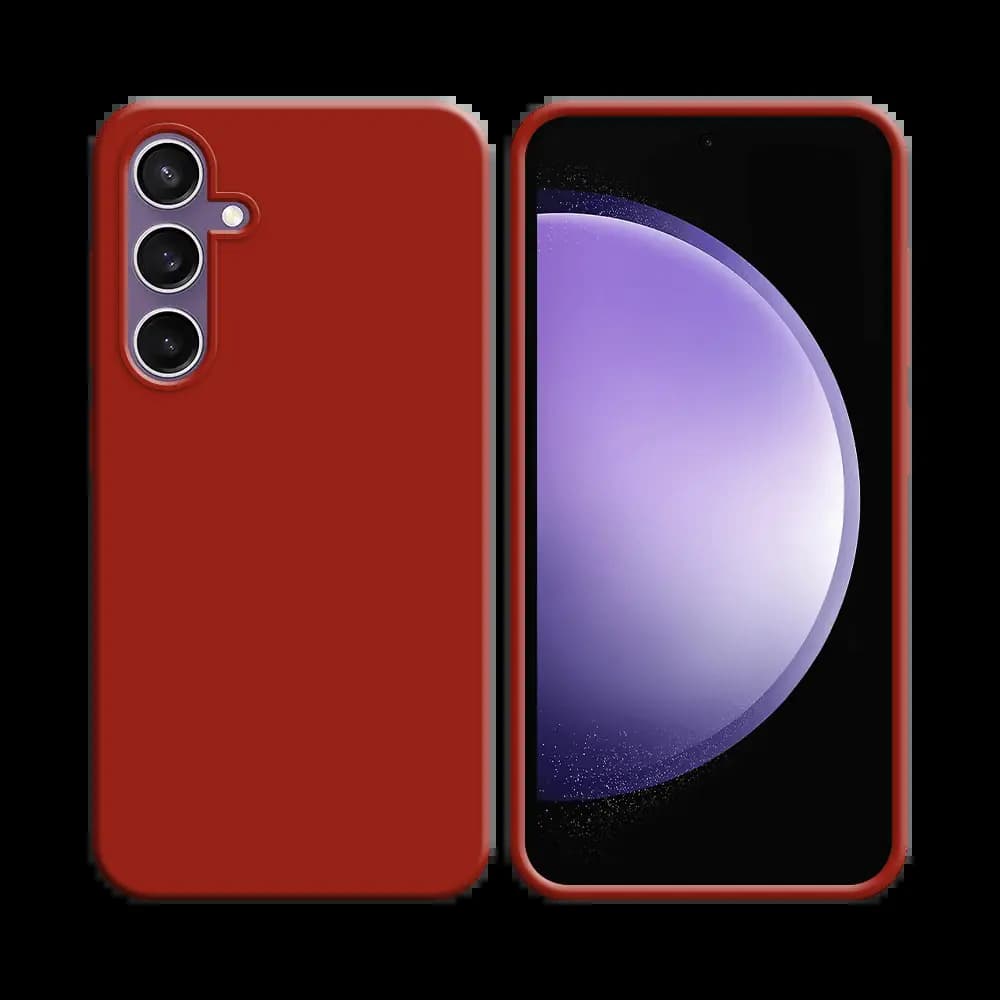 Coque silicone Samsung Galaxy S23 FE - Rouge