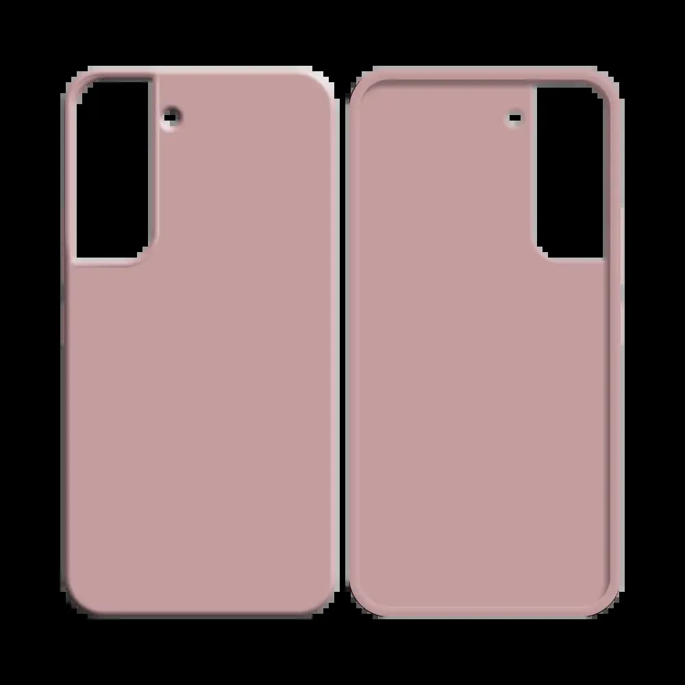 Coque silicone Samsung Galaxy S22 - Rose - Vue 2