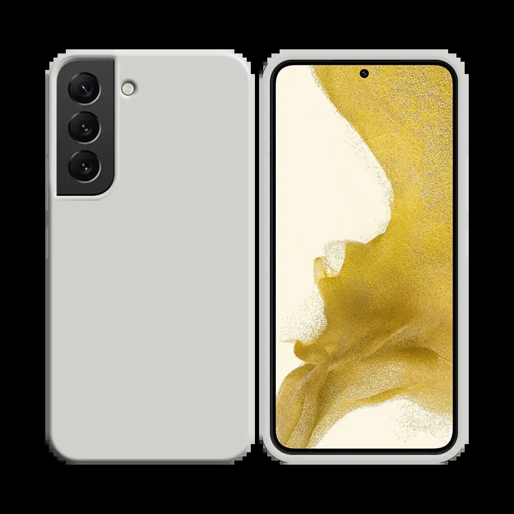 Coque silicone Samsung Galaxy S22 Plus - Blanc