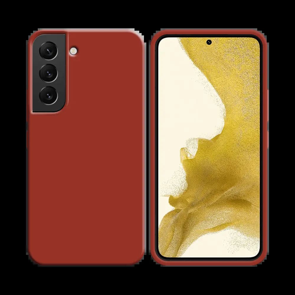 Coque silicone Samsung Galaxy S22 Plus - Rouge