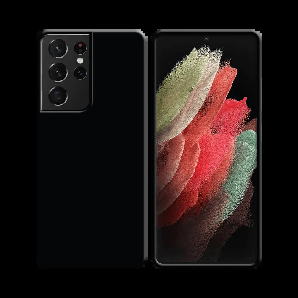 Coque silicone Samsung Galaxy S21 Ultra 5G - Noir