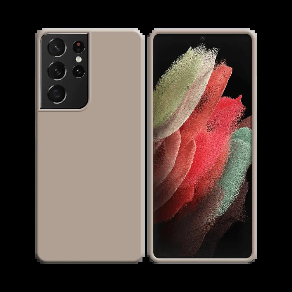 Coque silicone Samsung Galaxy S21 Ultra 5G - Rose Gold