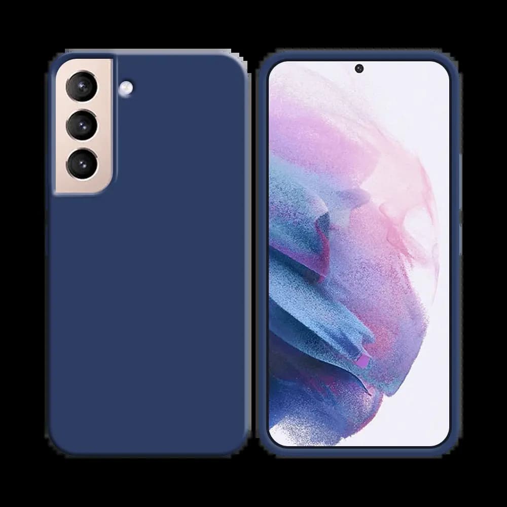 Coque silicone Samsung Galaxy S21 Plus 5G - Bleu Marine