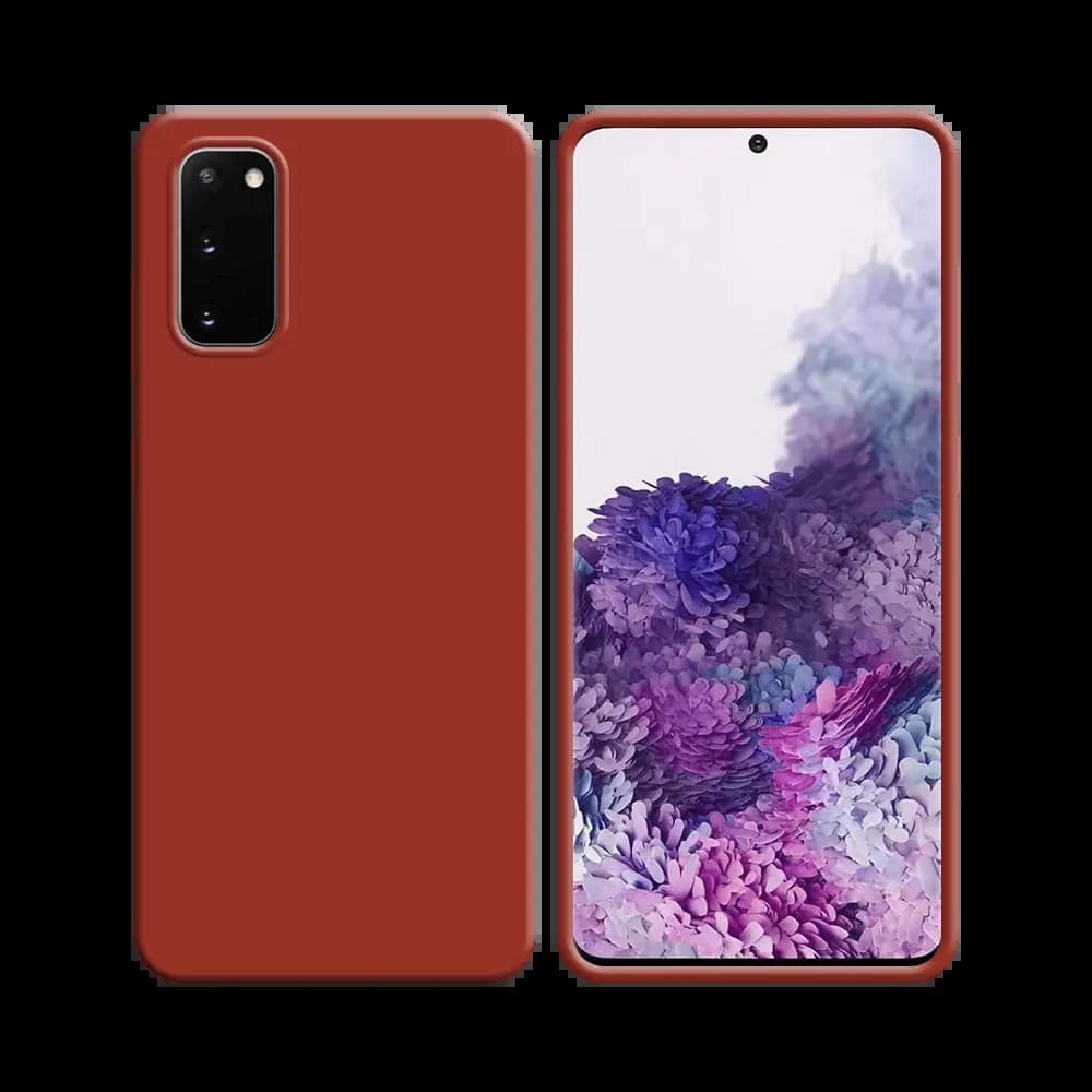 Coque silicone Samsung Galaxy S20 - Rouge