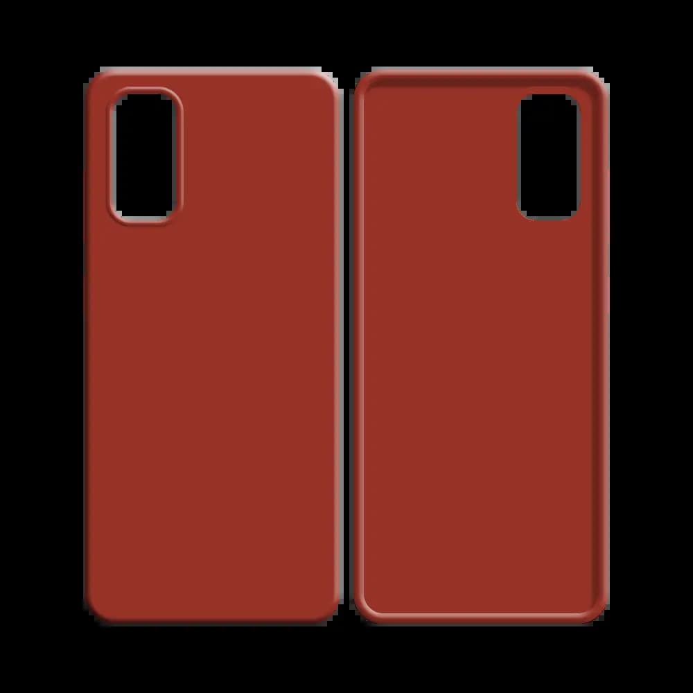 Coque silicone Samsung Galaxy S20 - Rouge - Vue 2