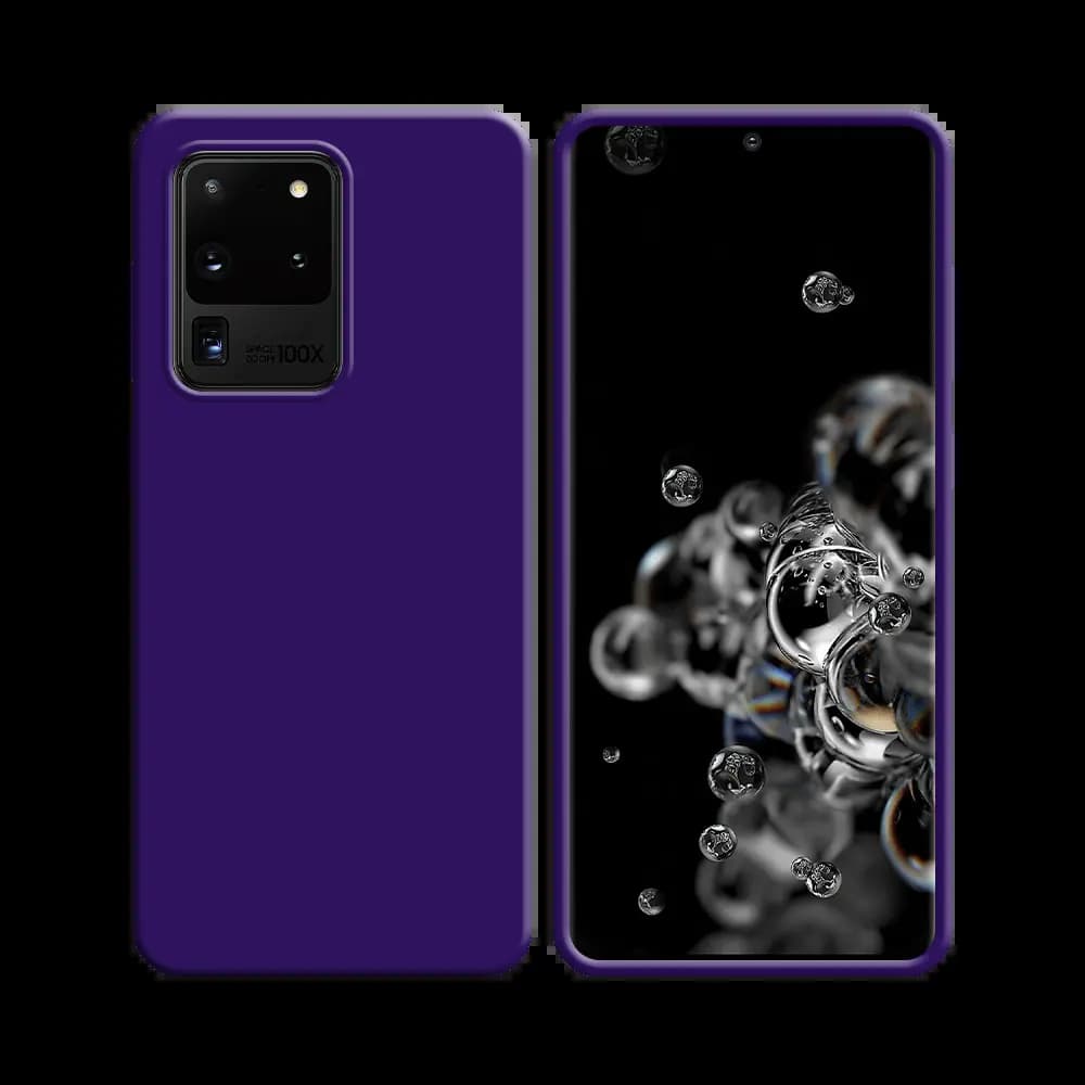 Coque Silicone Compatible pour Samsung Galaxy S20 Ultra G988 (#7) Mauve