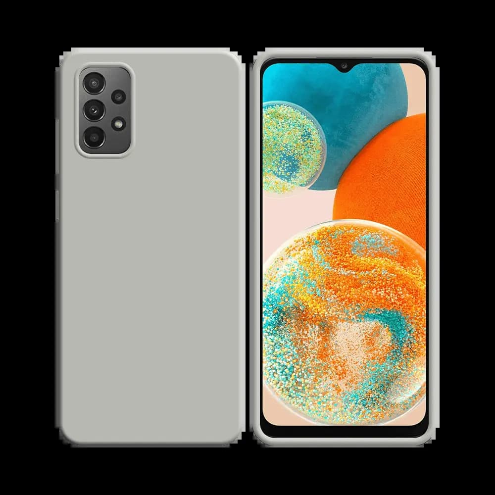 Coque silicone Samsung Galaxy A23 - Blanc