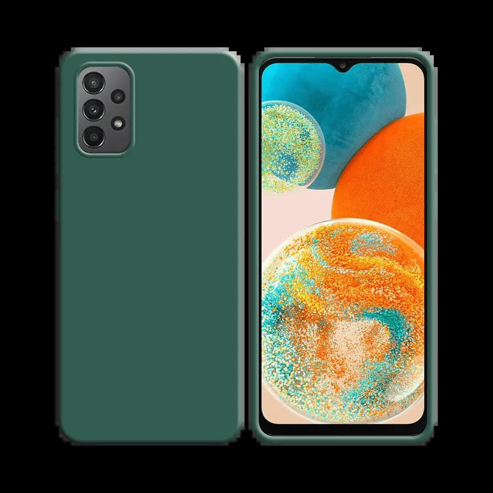Coque silicone Samsung Galaxy A23 - Vert Foncé