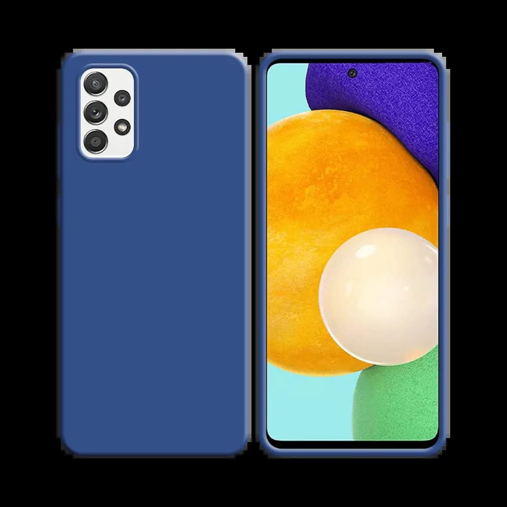 Coque silicone Samsung Galaxy A52 / A52s 5G - Bleu Marine