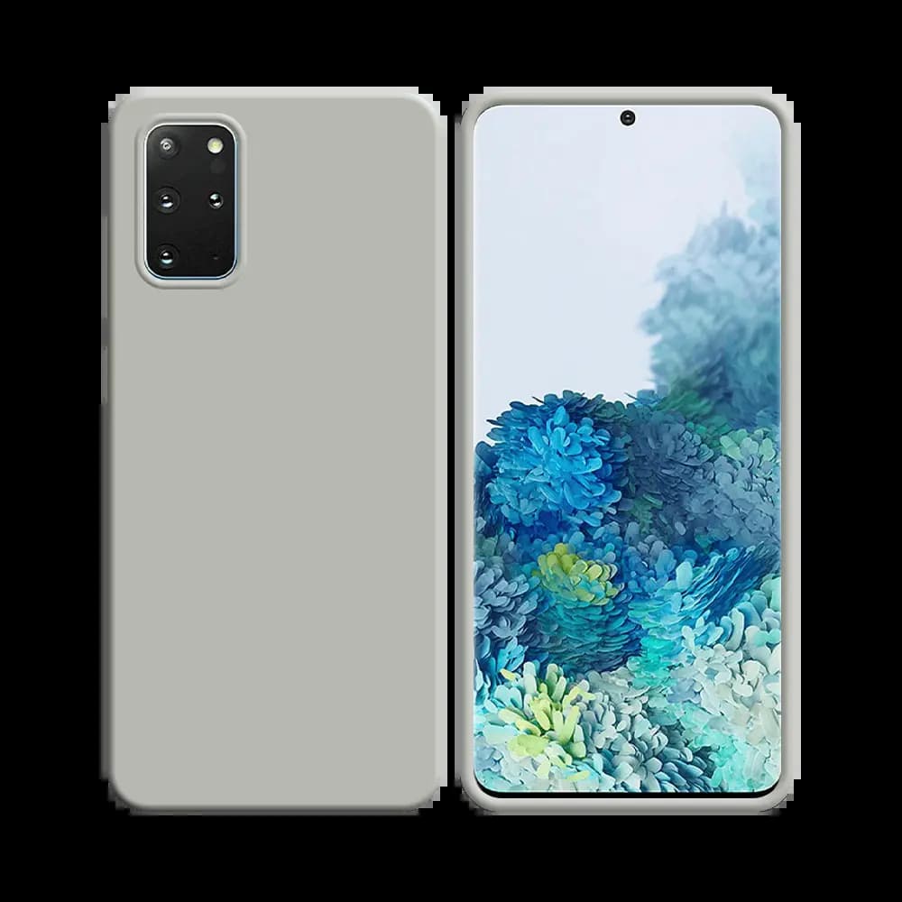 Coque silicone Samsung Galaxy S20+ - Blanc