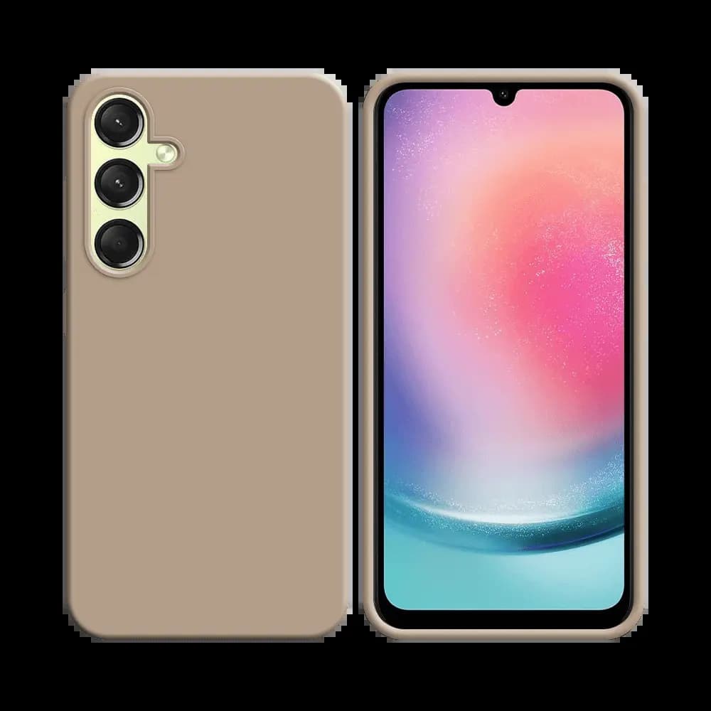 Coque silicone Samsung Galaxy A24 4G - Rose Gold
