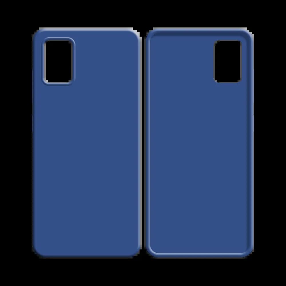 Coque silicone Samsung Galaxy A51 - Bleu Marine - Vue 2