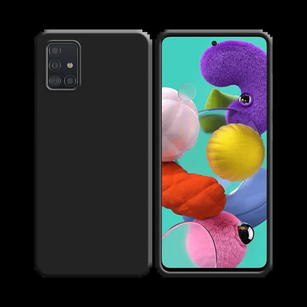 Coque silicone Samsung Galaxy A51 - Noir