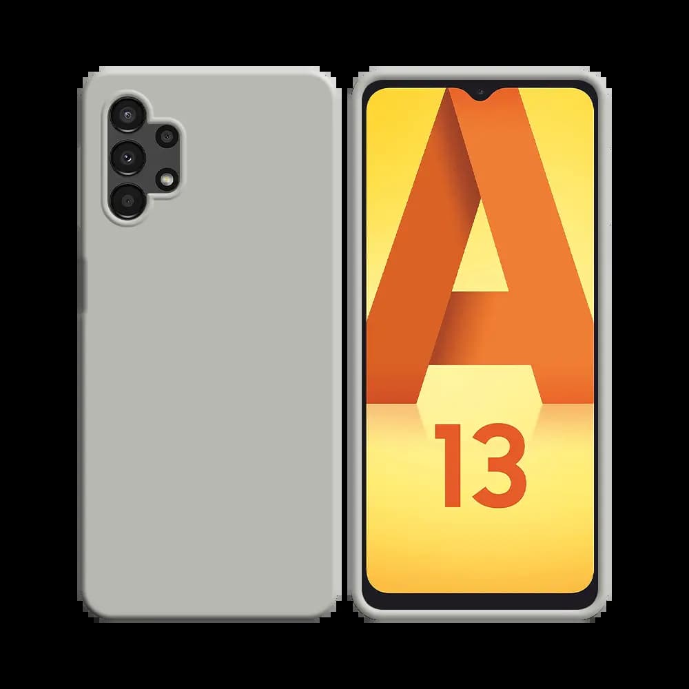Coque silicone Samsung Galaxy A13 4G - Blanc