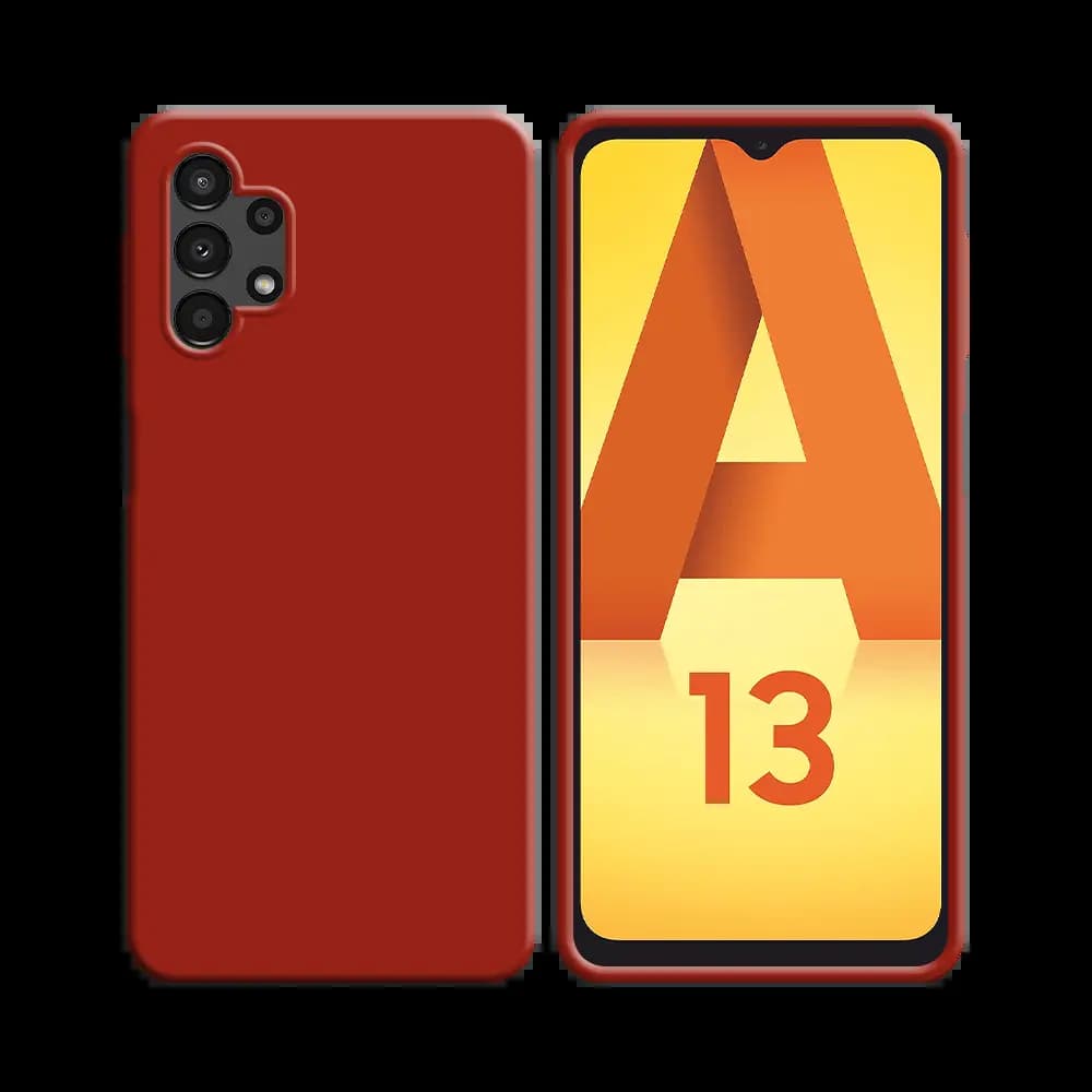 Coque silicone Samsung Galaxy A13 4G - Rouge