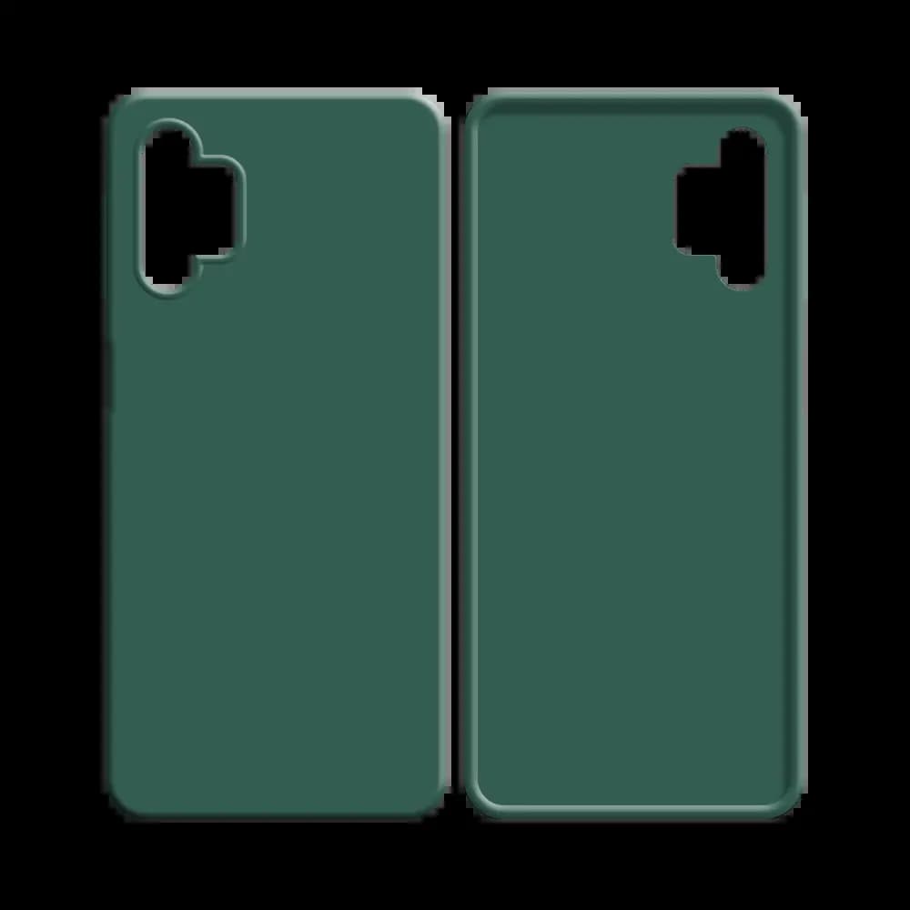Coque silicone Samsung Galaxy A13 4G - Vert Foncé - Vue 2