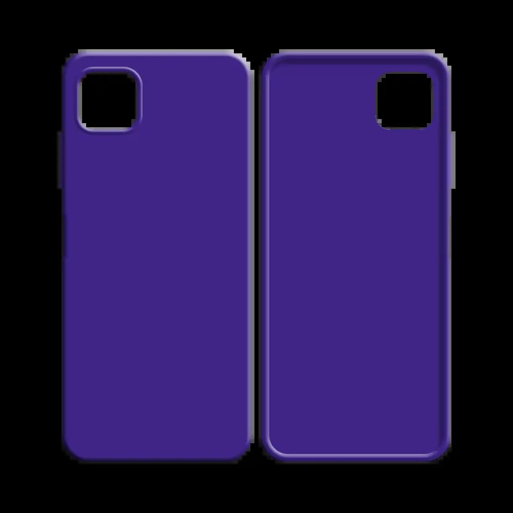Coque silicone Samsung Galaxy A12 / Galaxy M12 - Mauve - Vue 12