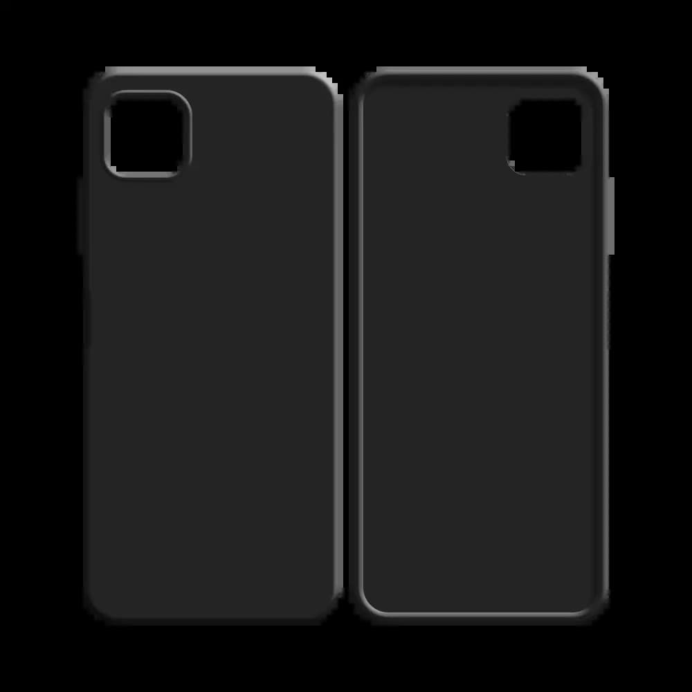 Coque silicone Samsung Galaxy A12 / Galaxy M12 - Noir - Vue 2
