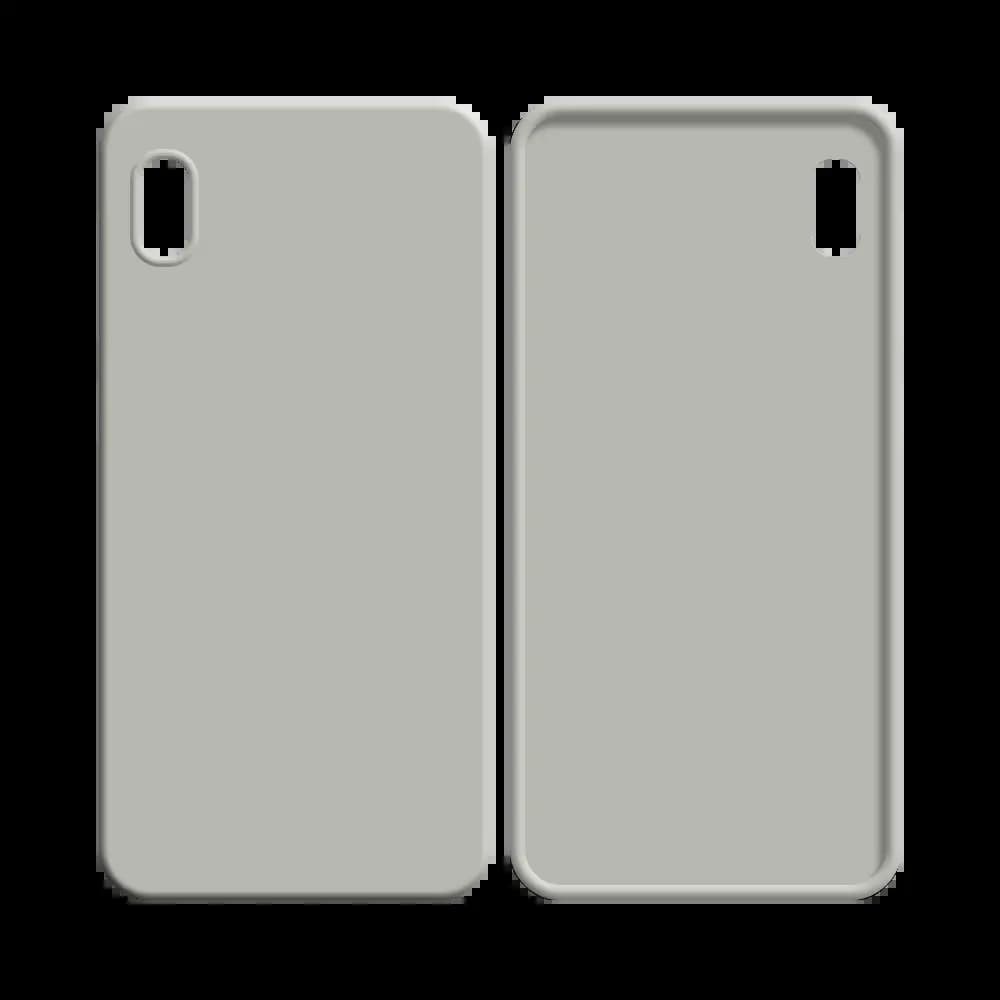 Coque silicone Samsung Galaxy A10 - Blanc - Vue 2