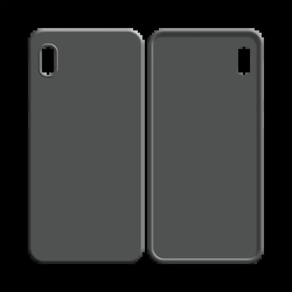 Coque silicone Samsung Galaxy A10 - Gris - Vue 2