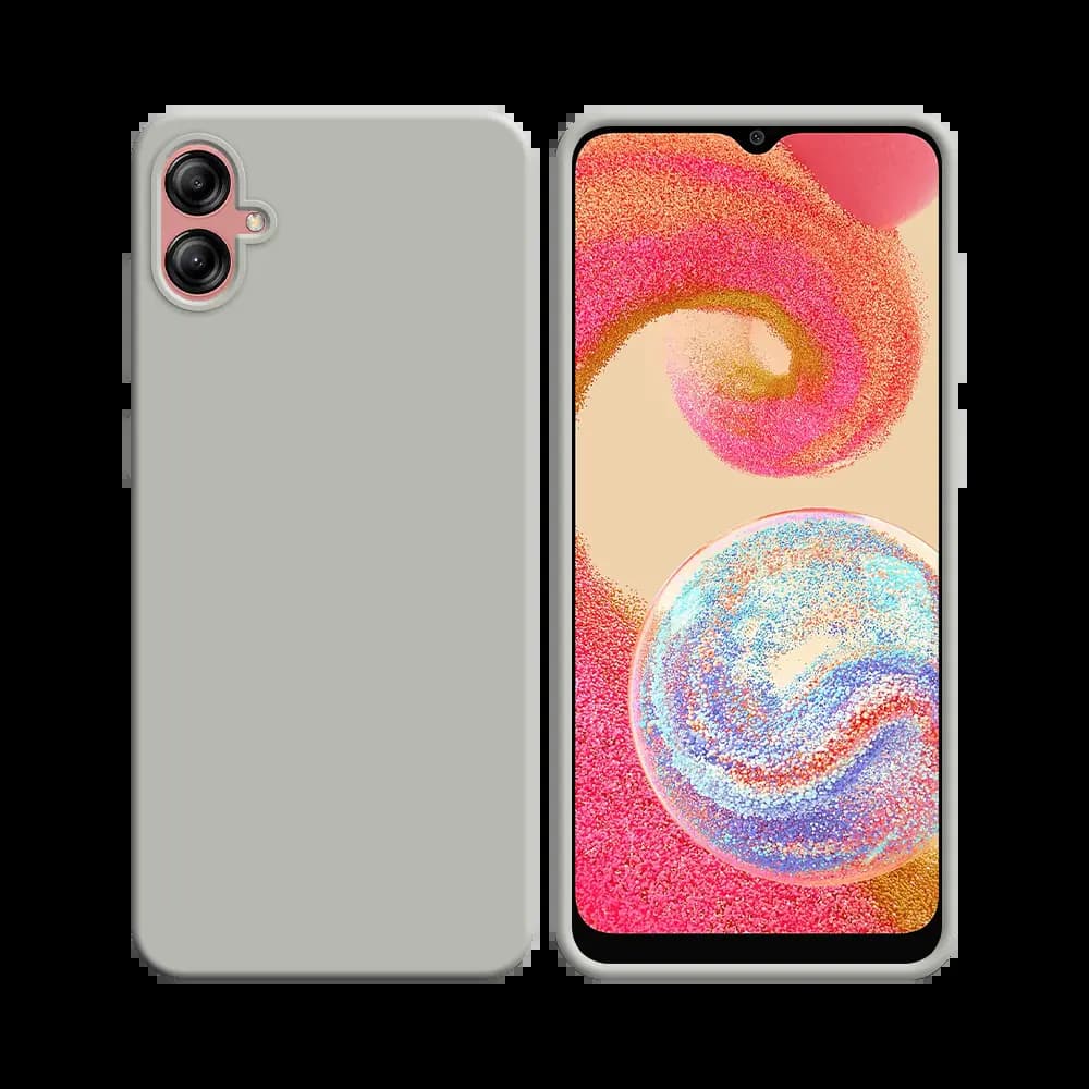 Coque silicone Samsung Galaxy A04e - Blanc