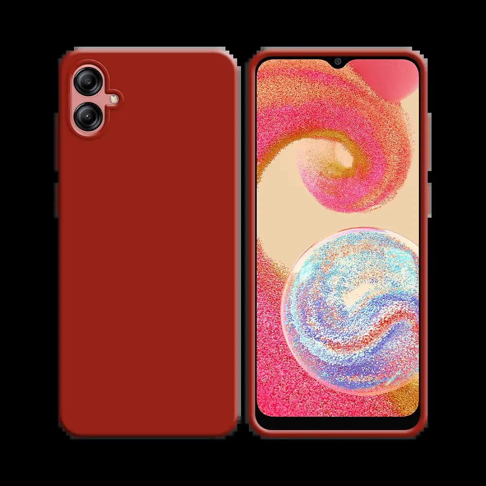 Coque silicone Samsung Galaxy A04e - Rouge