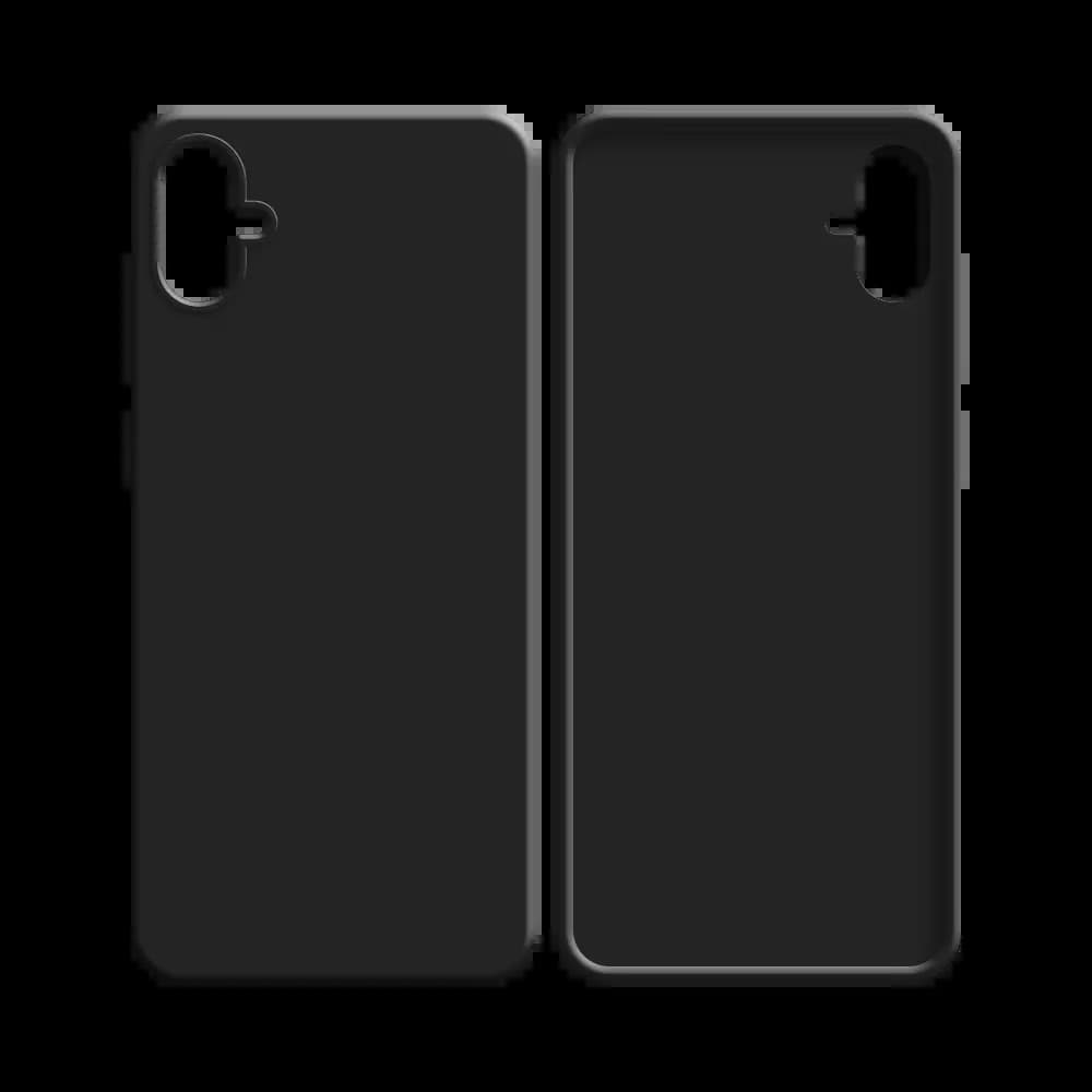 Coque Silicone Compatible pour Samsung Galaxy A05 A055 (#3) Noir - Vue 12