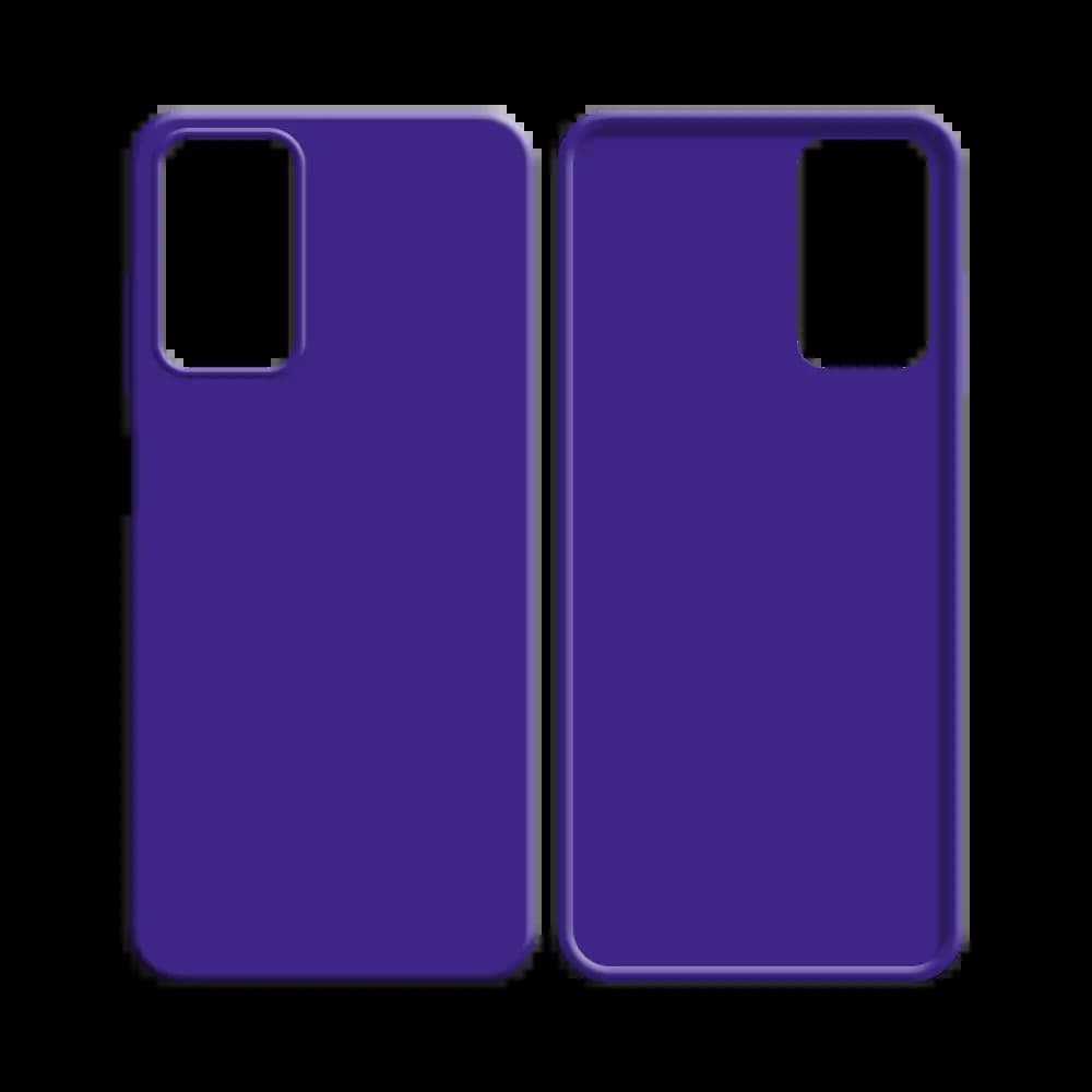 Coque silicone Samsung Galaxy A03s - Mauve - Vue 2