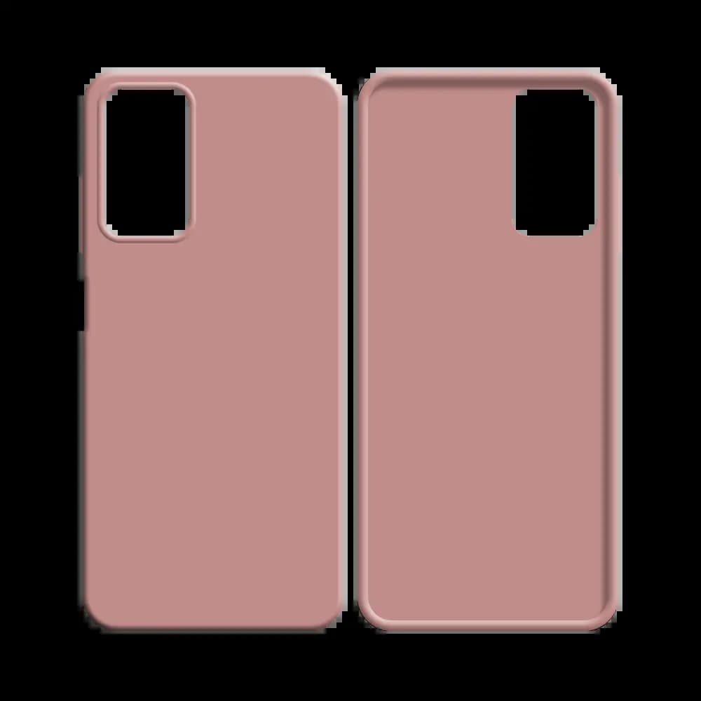 Coque silicone Samsung Galaxy A03s - Rose - Vue 2