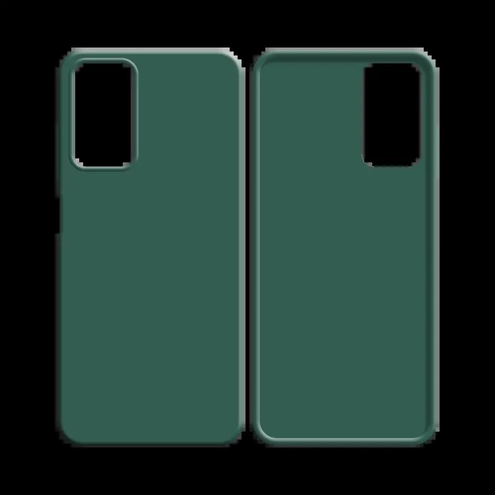 Coque silicone Samsung Galaxy A03s - Vert Foncé - Vue 12