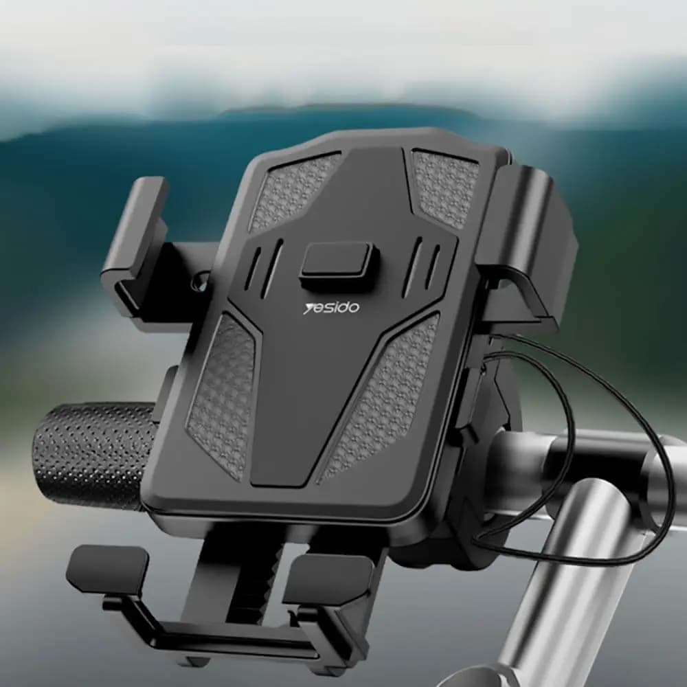 Support Smartphone pour Vélo Yesido Noir - Vue 2