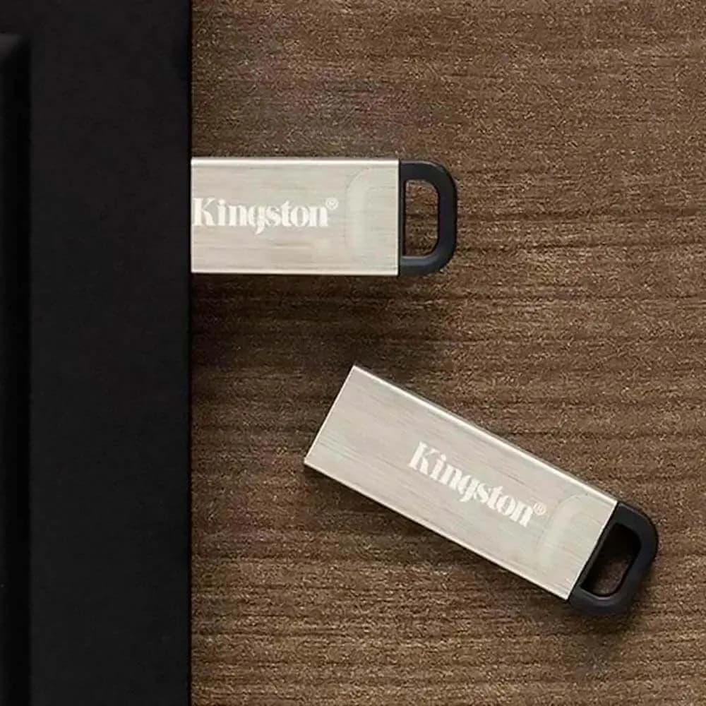 Clé USB 3.0 Kingston 128 Go Argent - Vue 2