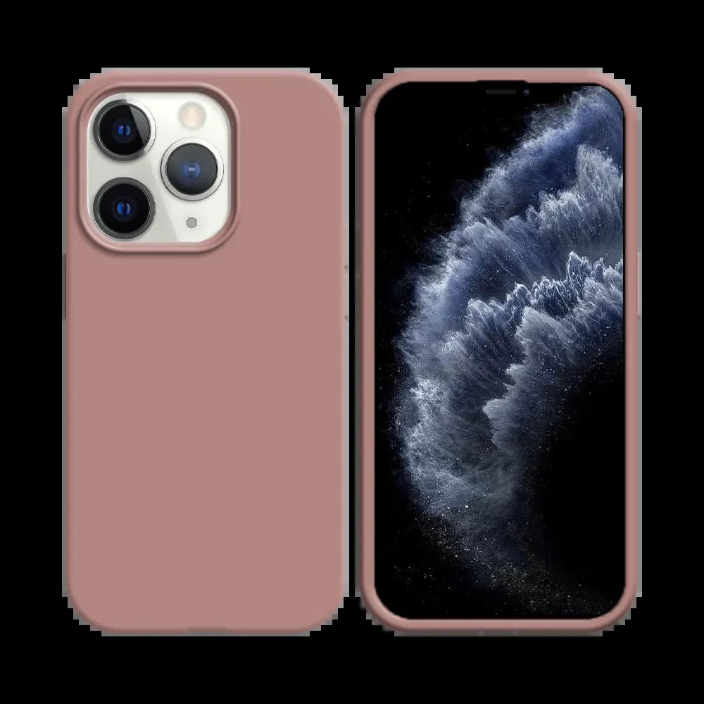 Coque silicone iPhone 11 Pro Max - Rose