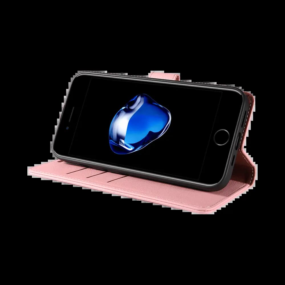 Housse folio anti-RFID iPhone 6 Plus / 6S Plus – PROTECT IP011 Rose - Vue 5