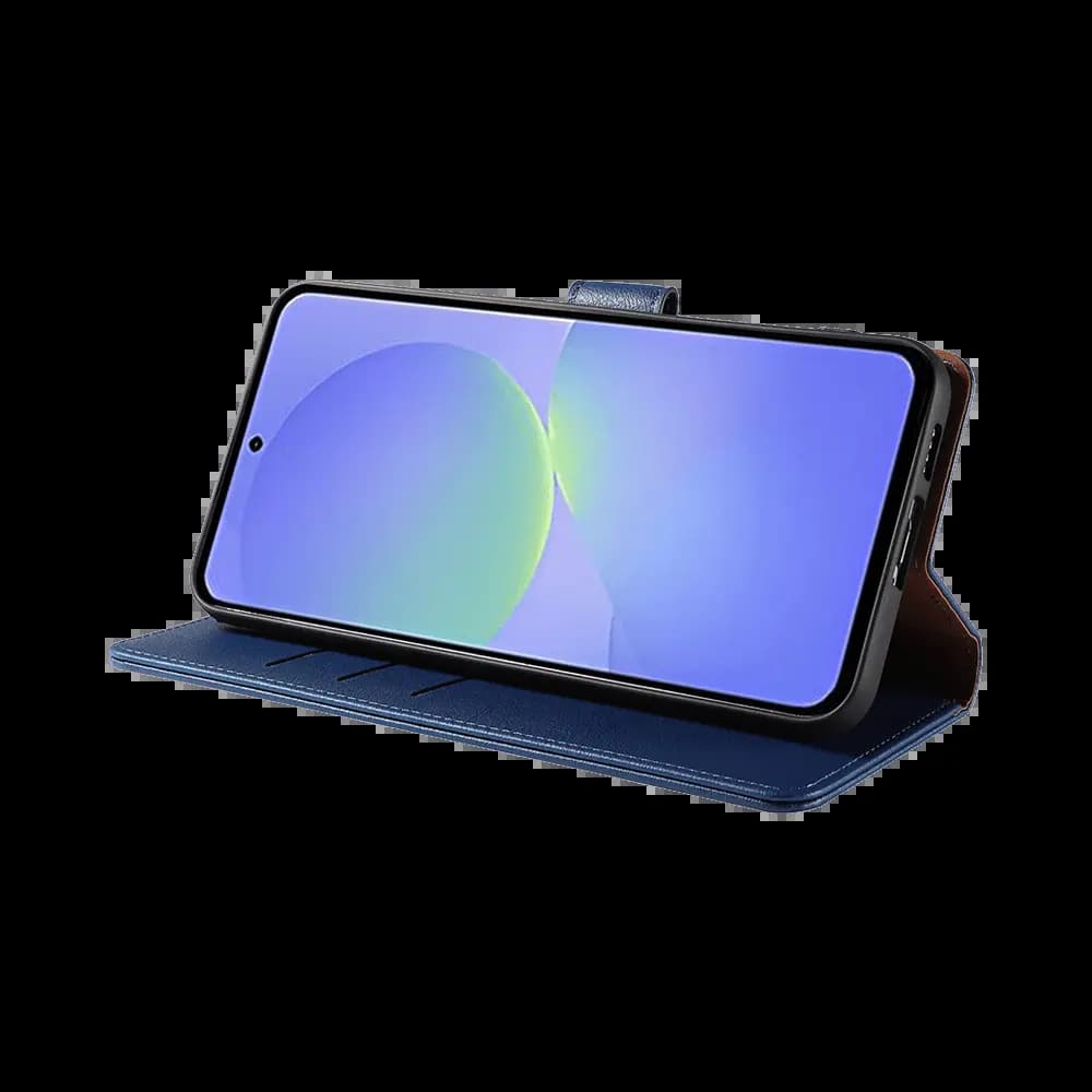 Housse folio anti-RFID Samsung Galaxy A37 5G – PROTECT IP011 Bleu Marine - Vue 2