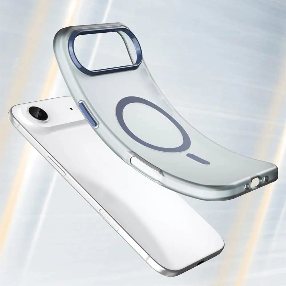 Coque MagSafe bi-matière – iPhone Air – PROTECT MF-006 Bleu Marine - Vue 2