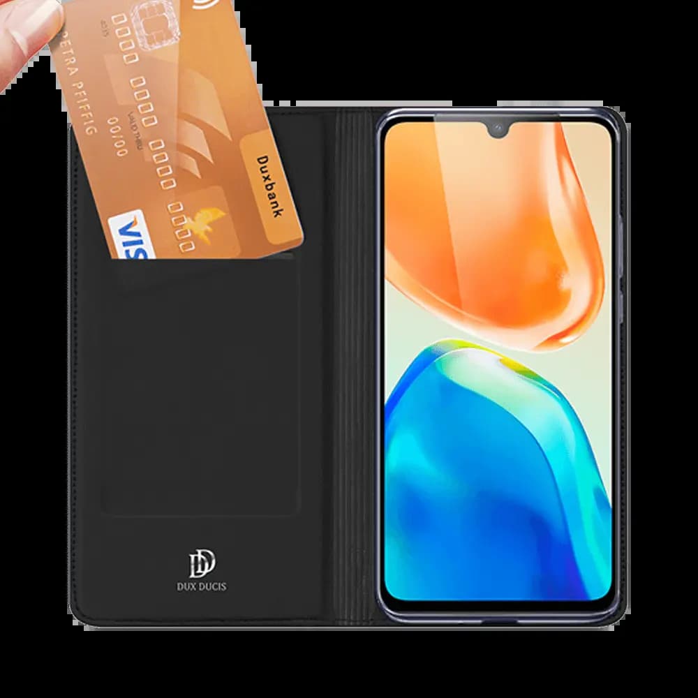 Housse folio MagSafe Vivo X80 Lite – Dux Ducis Skin X Pro Noir - Vue 2