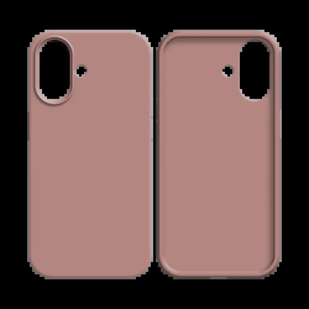 Coque silicone iPhone 16 Plus - Rose - Vue 2