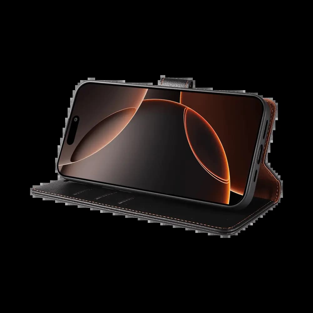 Housse folio anti-RFID iPhone 16 Pro Max – PROTECT IP011 Noir - Vue 5