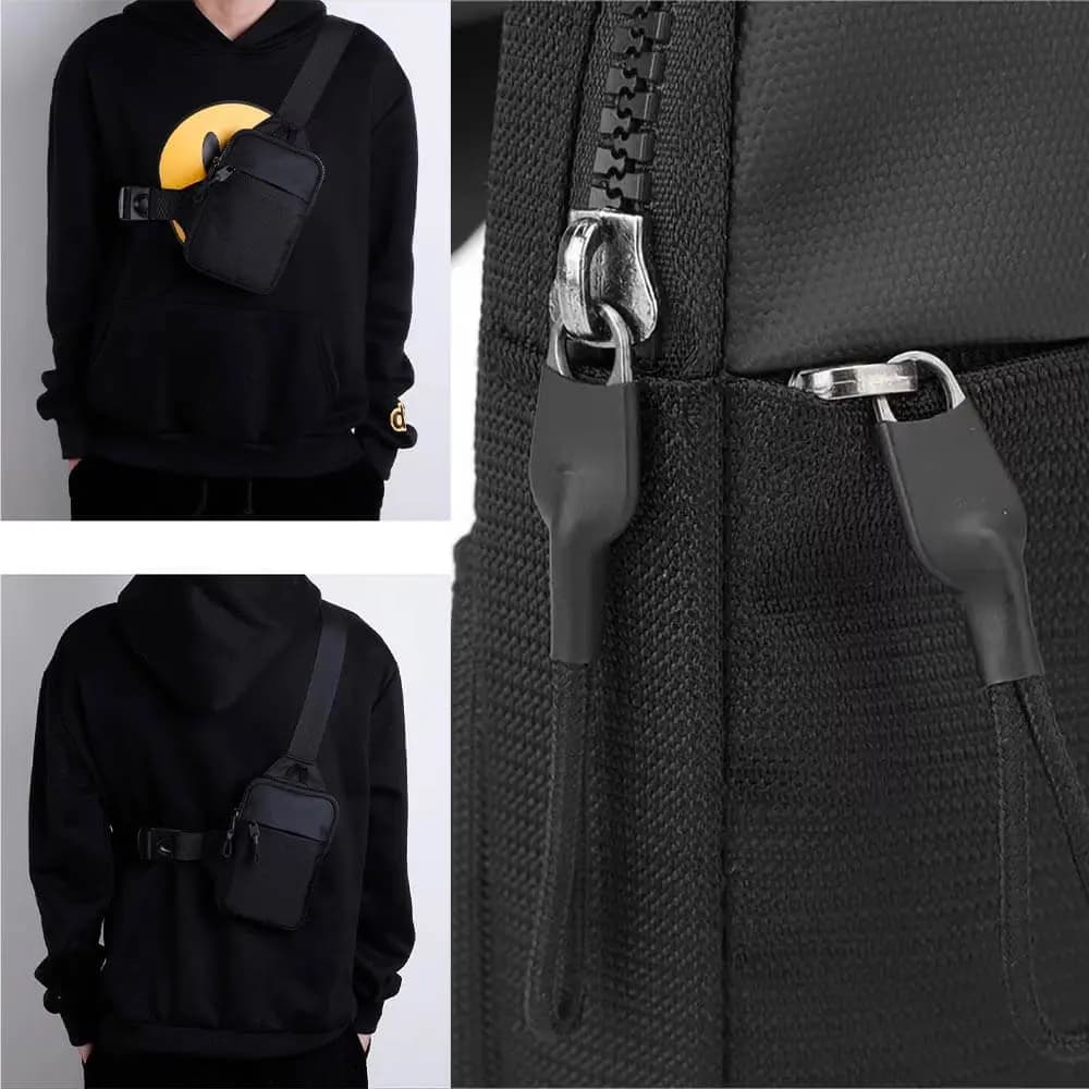 Sac à Bandoulière Noir - Vue 11