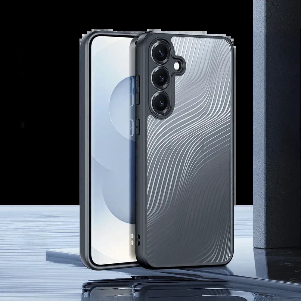 Coque anti-chocs finition mate – Samsung Galaxy S25+ – Dux Ducis Aimo Noir - Vue 3