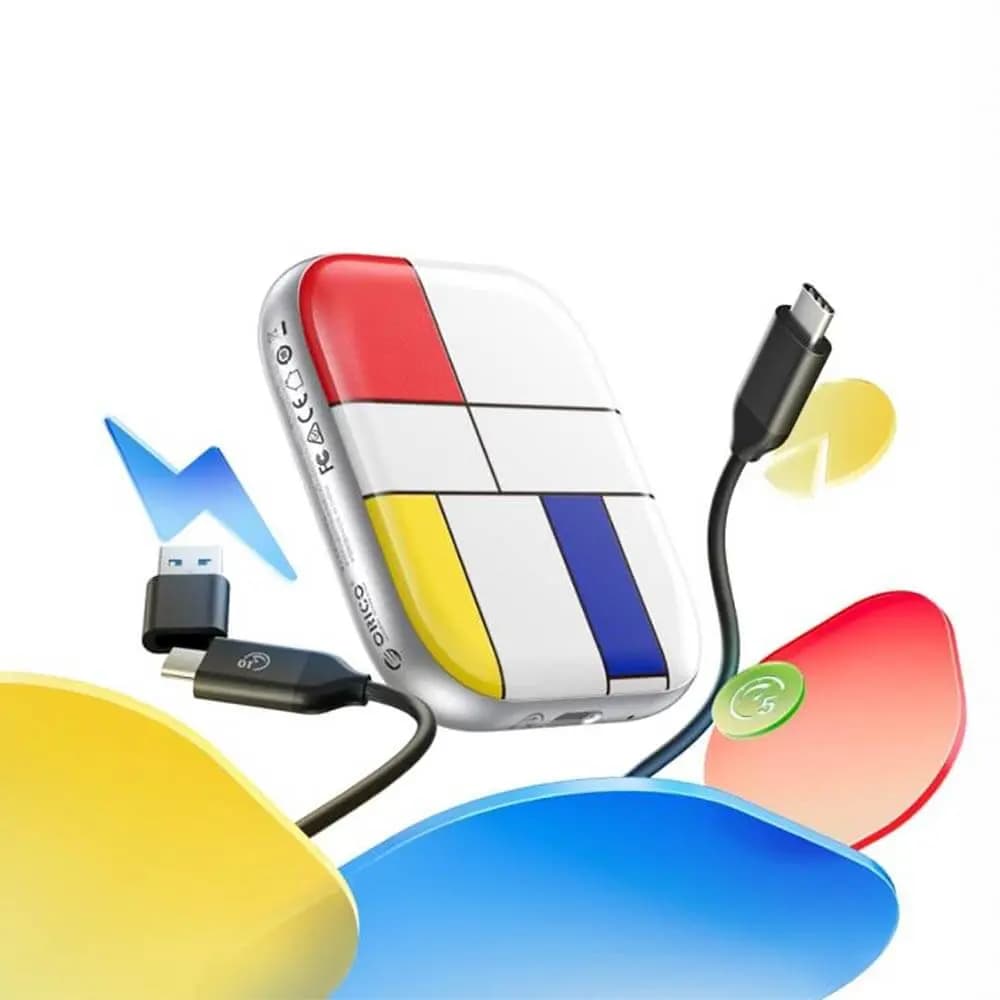 Disque Dur Externe Orico H5 SSD 2.5" 256Go (avec Câble USB-C vers USB-C + USB) - Vue 3