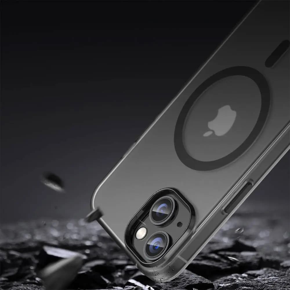 Coque MagSafe bi-matière –  iPhone 14 Plus – PROTECT MF-006 Noir - Vue 4