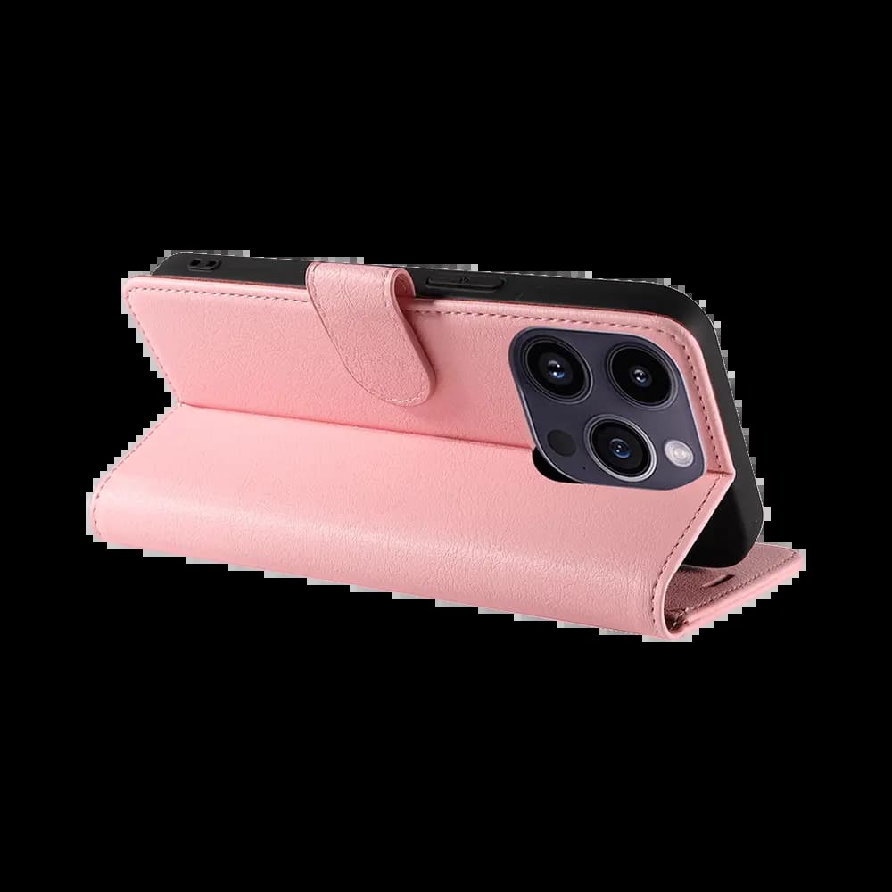 Housse folio anti-RFID iPhone 14 Pro Max – PROTECT IP011 Rose - Vue 2