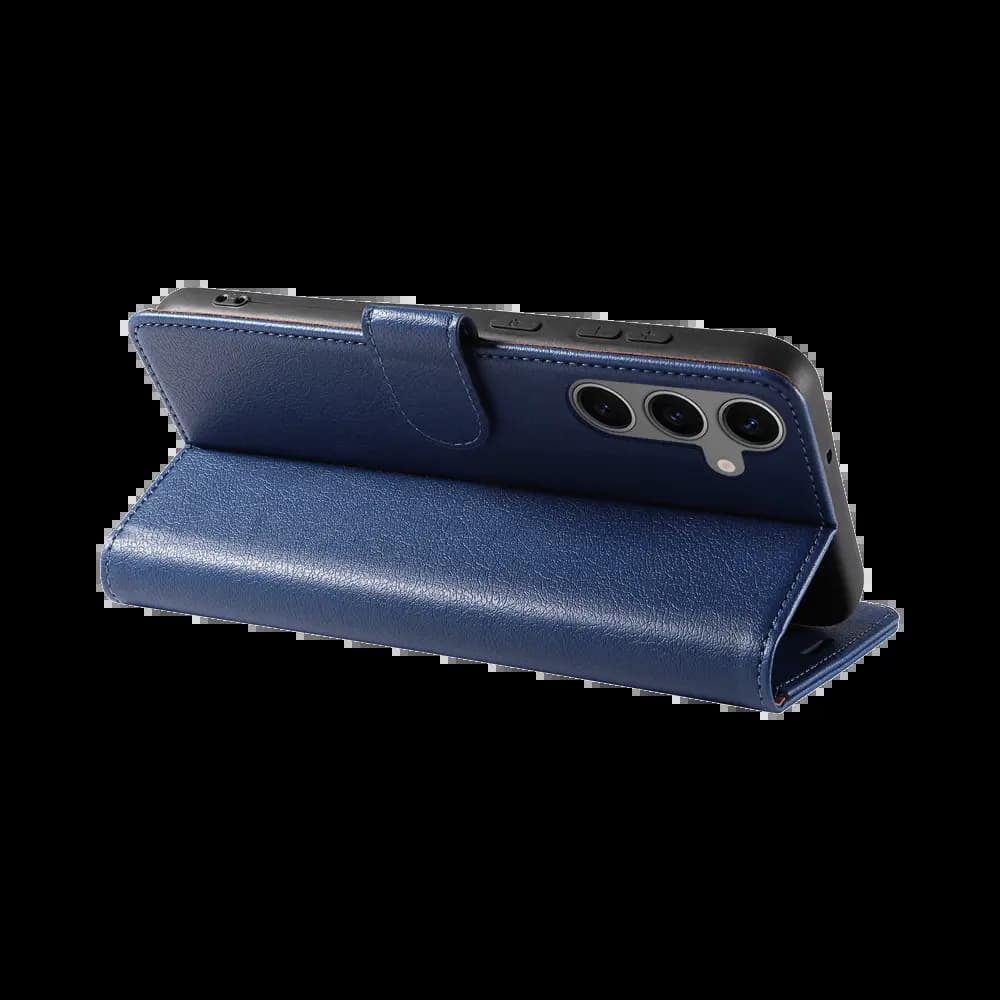 Housse folio anti-RFID Samsung Galaxy S24 FE – PROTECT IP011 Bleu Marine - Vue 2