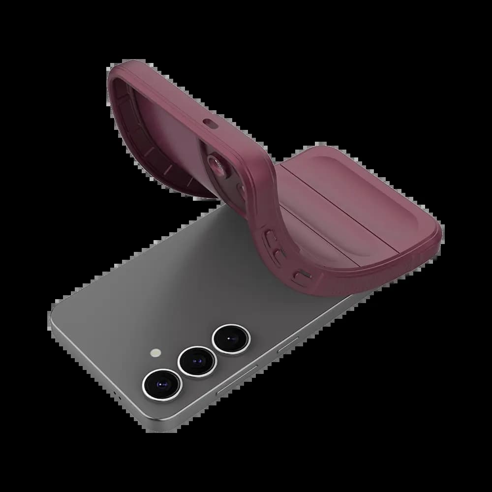 Coque de protection antichoc renforcée – Samsung Galaxy S25+ – PROTECT IX008 Prune - Vue 3