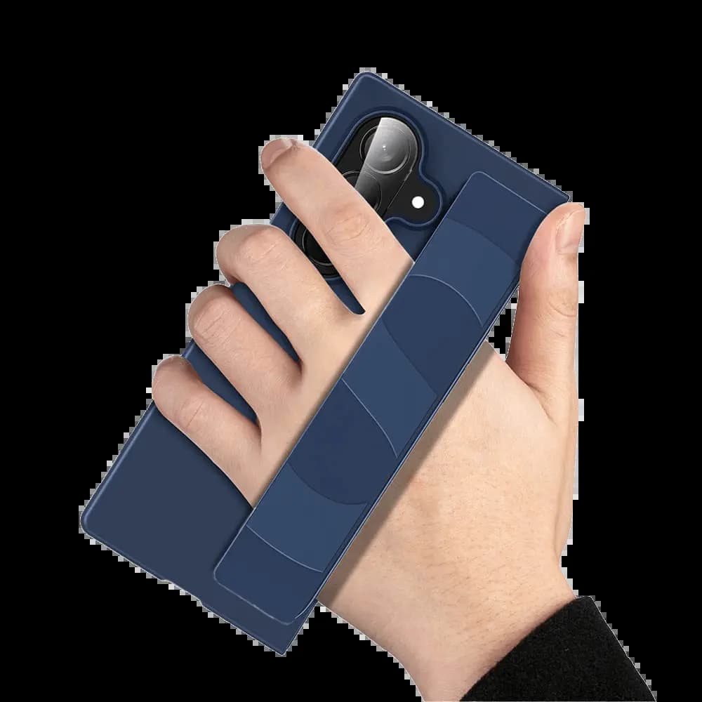 Coque de Protection avec Lanière Samsung Galaxy Z Fold 7 5G Bleu - Vue 5